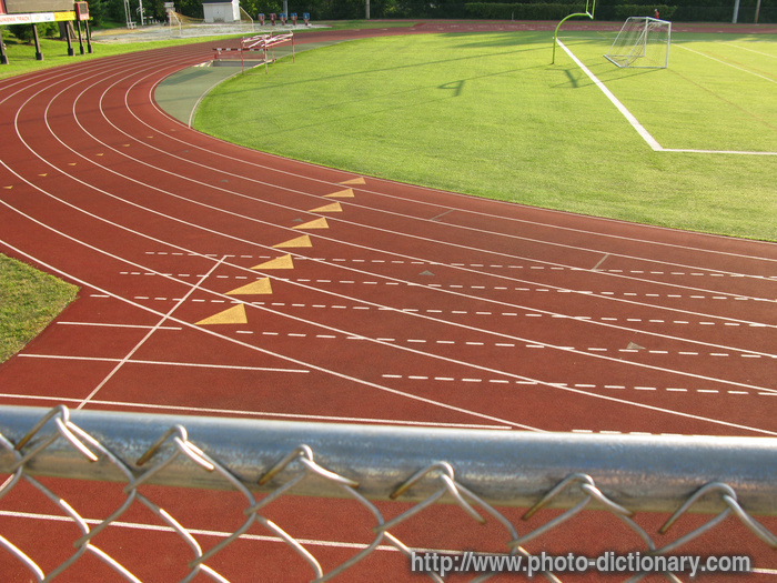 track - photo/picture definition - track word and phrase image