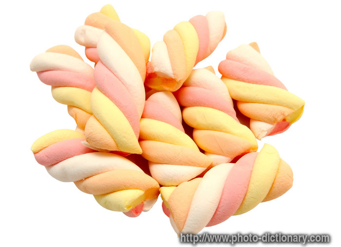 marsh-mallow - photo/picture definition - marsh-mallow word and phrase image