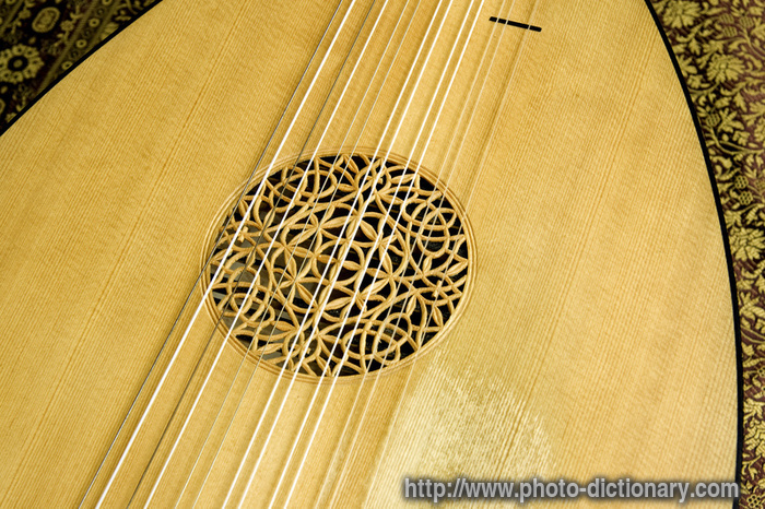 lute - photo/picture definition - lute word and phrase image