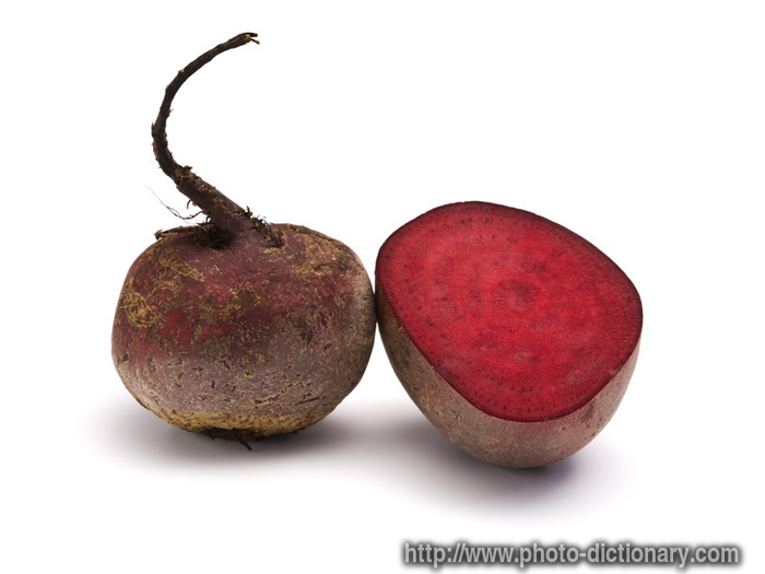 beet root - photo/picture definition - beet root word and phrase image