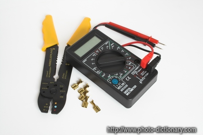 electrician - photo/picture definition - electrician word and phrase image