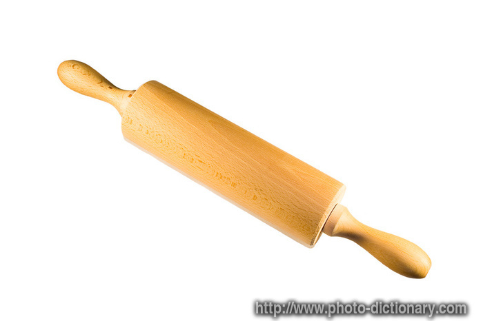 rolling pin - photo/picture definition - rolling pin word and phrase image