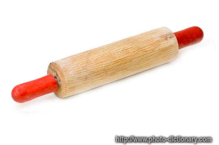rolling pin - photo/picture definition - rolling pin word and phrase image