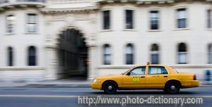 NYC Taxi - photo/picture definition - NYC Taxi word and phrase image