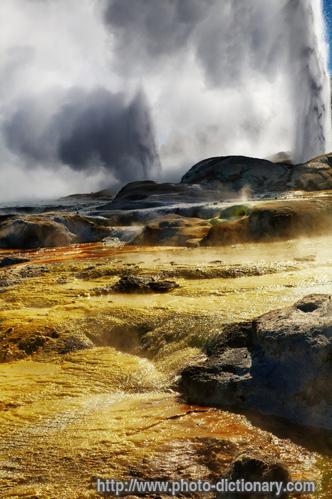 geyser - photo/picture definition - geyser word and phrase image