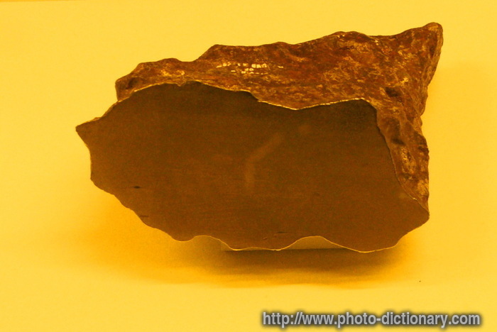 meteorite - photo/picture definition - meteorite word and phrase image