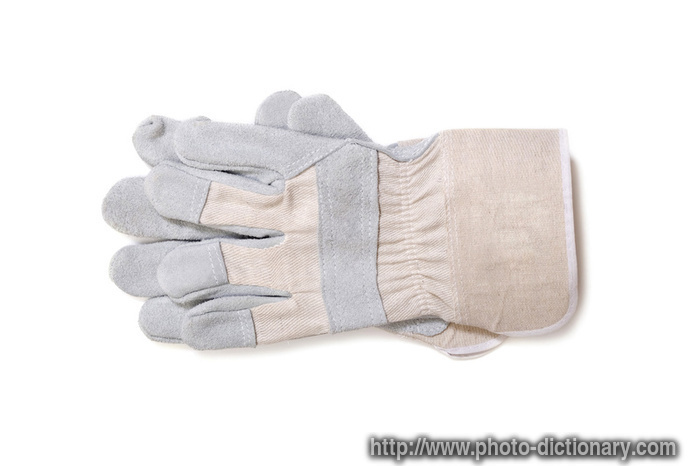 protective gloves - photo/picture definition - protective gloves word and phrase image