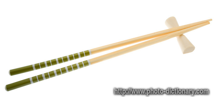 Chopsticks - photo/picture definition - Chopsticks word and phrase image
