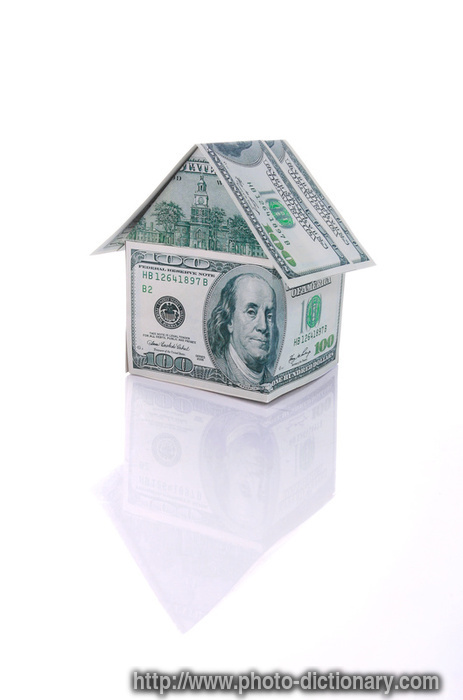 money house - photo/picture definition - money house word and phrase image