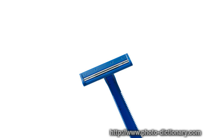 safety razor - photo/picture definition - safety razor word and phrase image