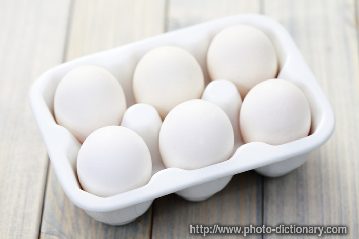 Eggs - photo/picture definition - Eggs word and phrase image