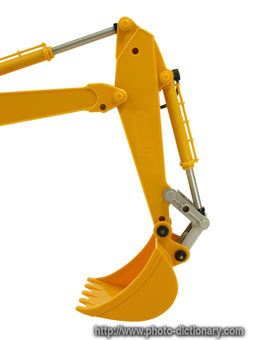excavator toy - photo/picture definition - excavator toy word and phrase image