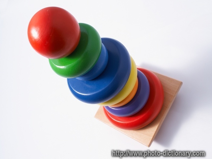 toy tower - photo/picture definition - toy tower word and phrase image