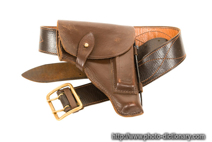 holster - photo/picture definition - holster word and phrase image