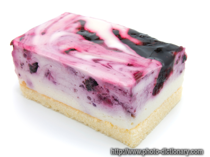 cheesecake - photo/picture definition - cheesecake word and phrase image