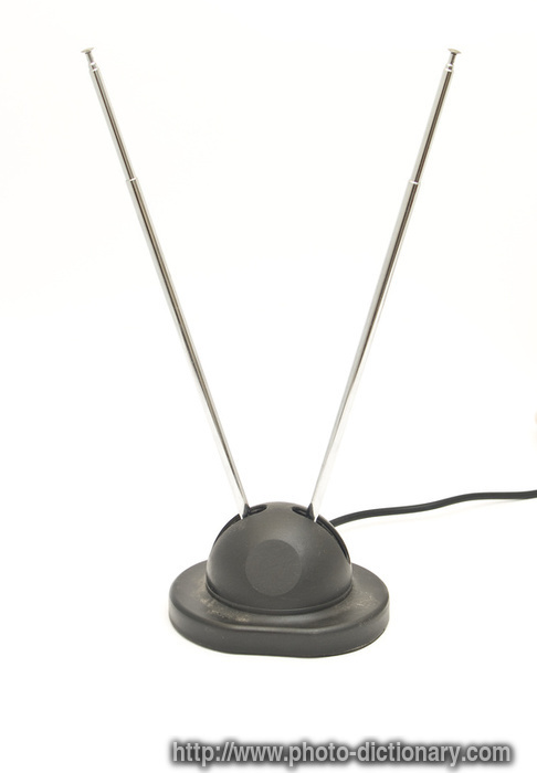 television antenna - photo/picture definition - television antenna word and phrase image