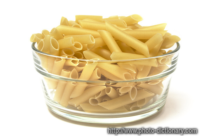 macaroni penne - photo/picture definition - macaroni penne word and phrase image