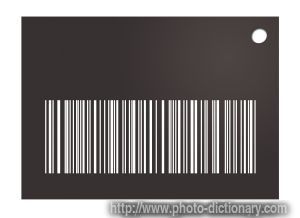 Barcode - photo/picture definition - Barcode word and phrase image