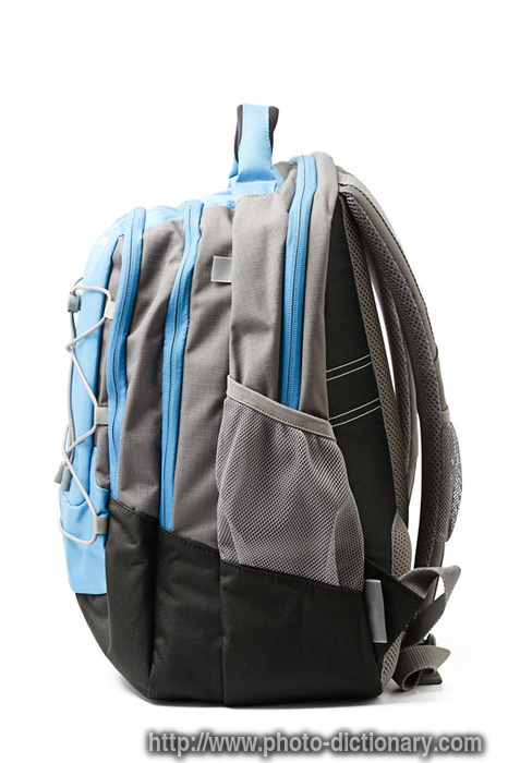 backpack - photo/picture definition - backpack word and phrase image