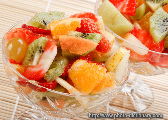 summer salad - photo/picture definition - summer salad word and phrase image