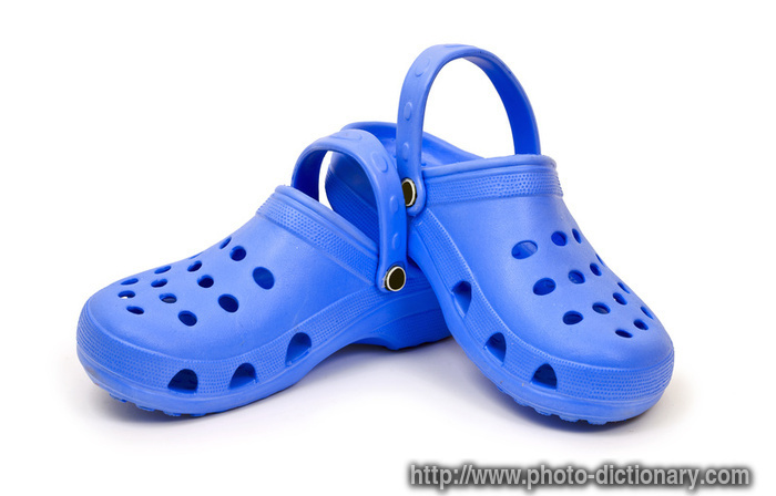 rubber slippers - photo/picture definition - rubber slippers word and phrase image