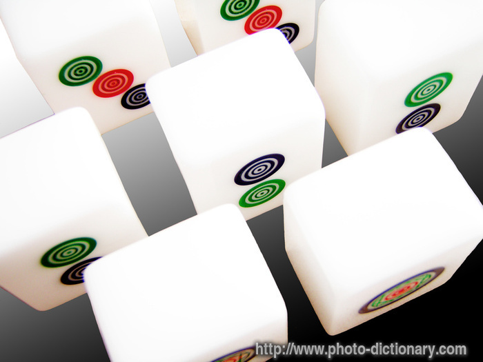 mahjong - photo/picture definition - mahjong word and phrase image