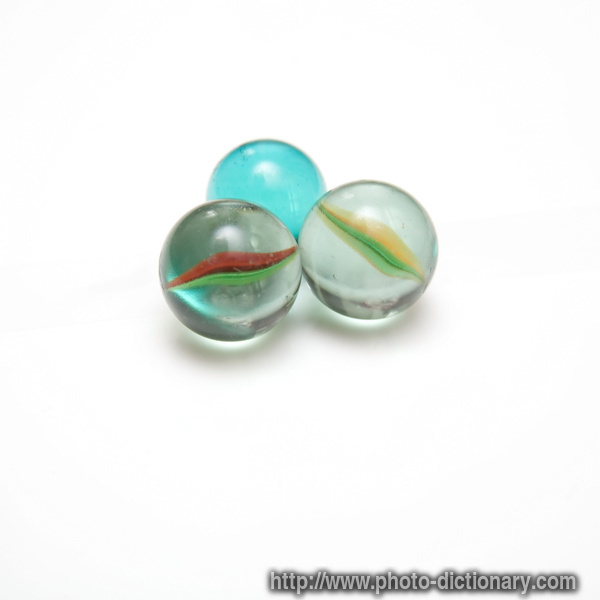 glass marbles - photo/picture definition - glass marbles word and phrase image