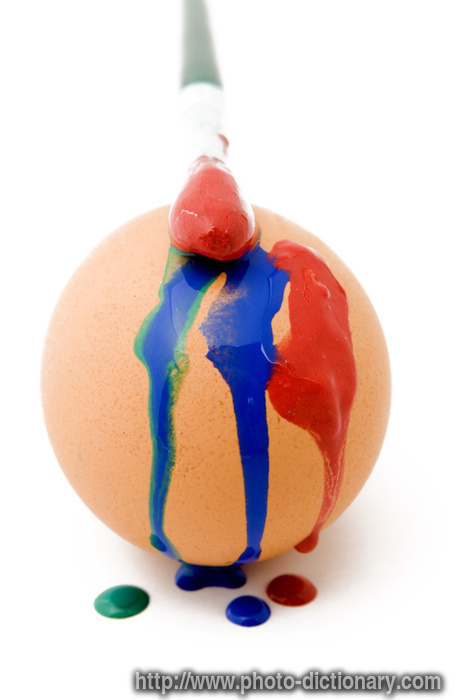 painted egg - photo/picture definition - painted egg word and phrase image