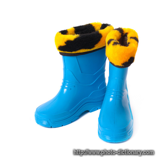 rubber boots - photo/picture definition - rubber boots word and phrase image
