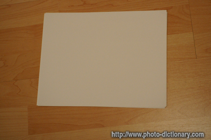 paper - photo/picture definition - paper word and phrase image