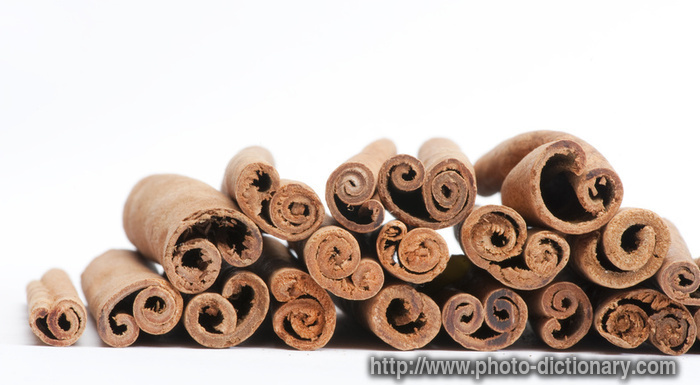 cinnamon sticks - photo/picture definition - cinnamon sticks word and phrase image