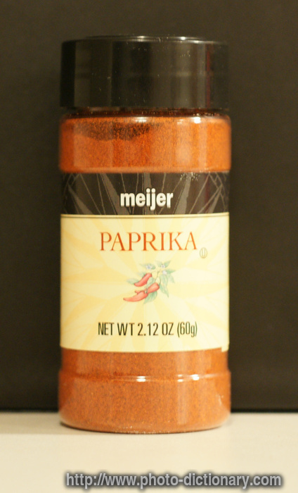 paprika - photo/picture definition - paprika word and phrase image