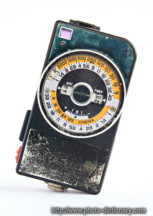 exposure meter - photo/picture definition - exposure meter word and phrase image