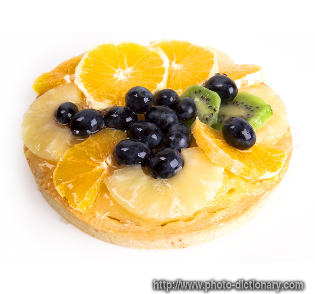 fruit cake - photo/picture definition - fruit cake word and phrase image
