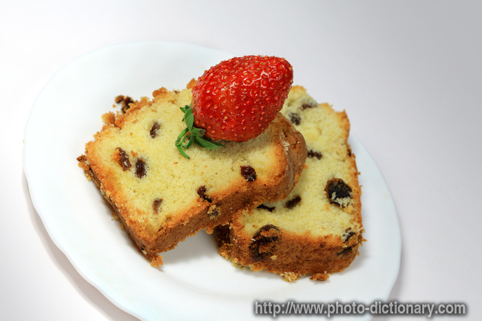 fruit cake - photo/picture definition - fruit cake word and phrase image