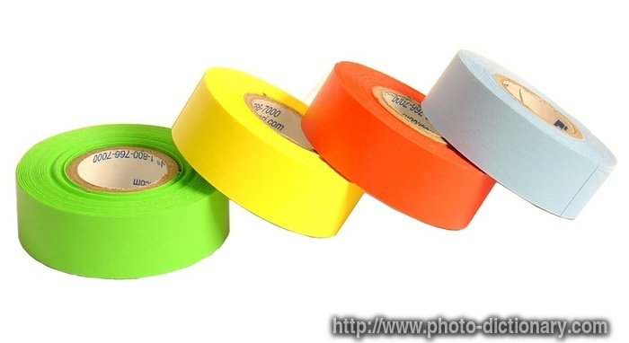 tape - photo/picture definition - tape word and phrase image