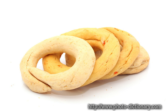 Greek biscuits - photo/picture definition - Greek biscuits word and phrase image