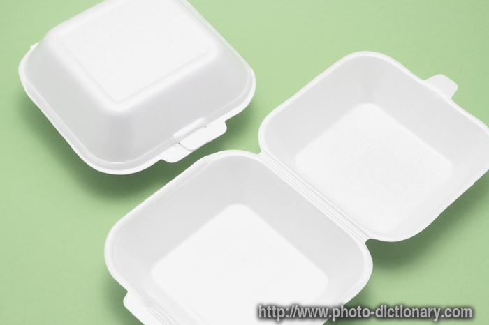 polystyrene box - photo/picture definition - polystyrene box word and phrase image