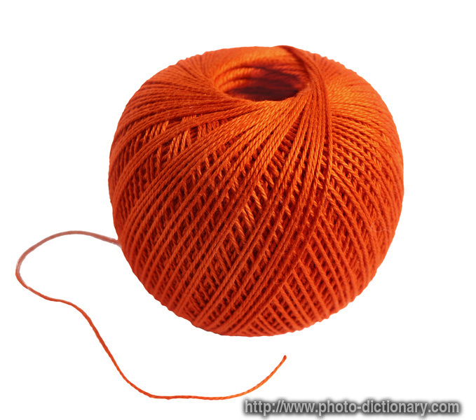 wool ball - photo/picture definition - wool ball word and phrase image
