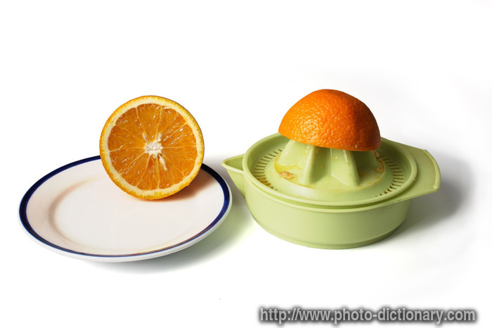 lemon squeezer - photo/picture definition - lemon squeezer word and phrase image