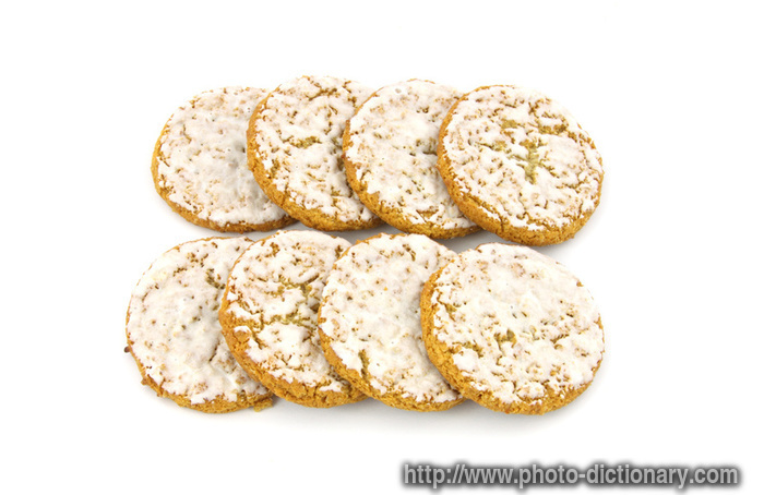 oatmeal cookies - photo/picture definition - oatmeal cookies word and phrase image
