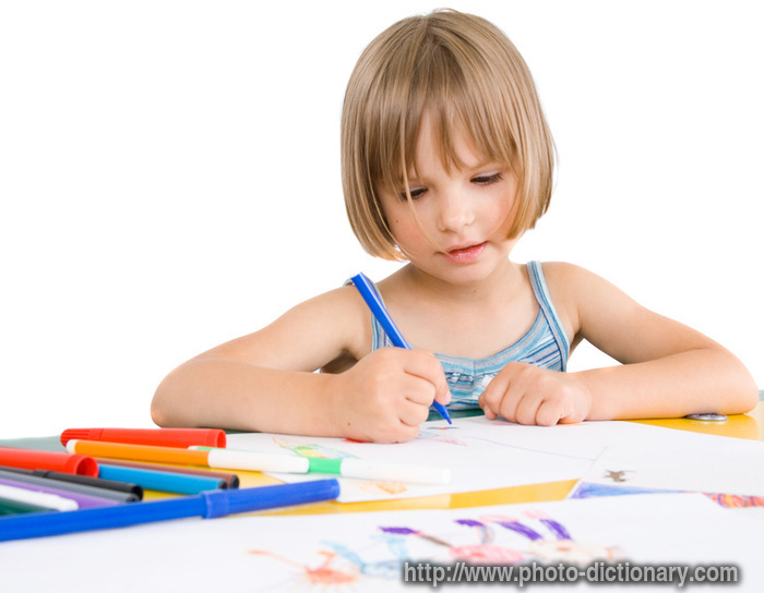 drawing - photo/picture definition - drawing word and phrase image