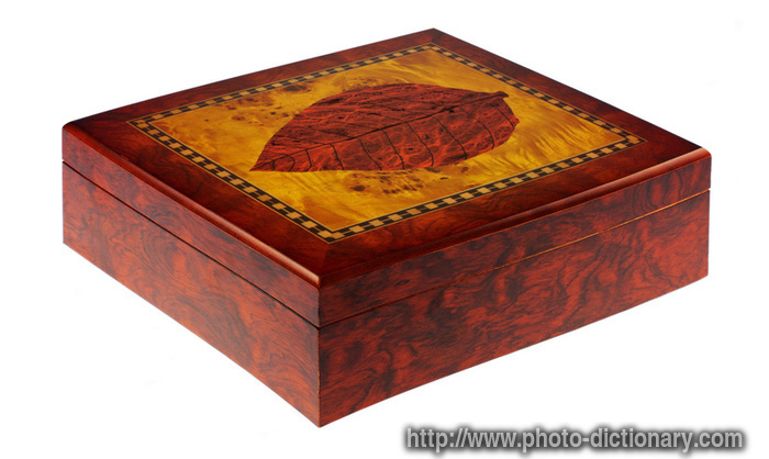 cigar humidor - photo/picture definition - cigar humidor word and phrase image