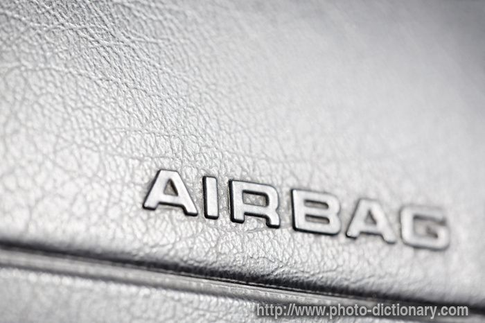 airbag - photo/picture definition - airbag word and phrase image
