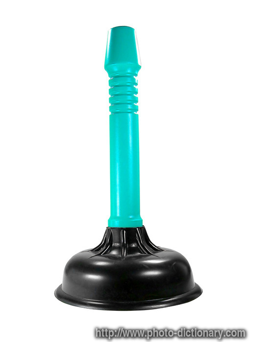 plunger - photo/picture definition - plunger word and phrase image