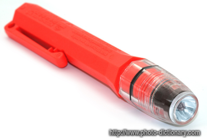 underwater torch - photo/picture definition - underwater torch word and phrase image
