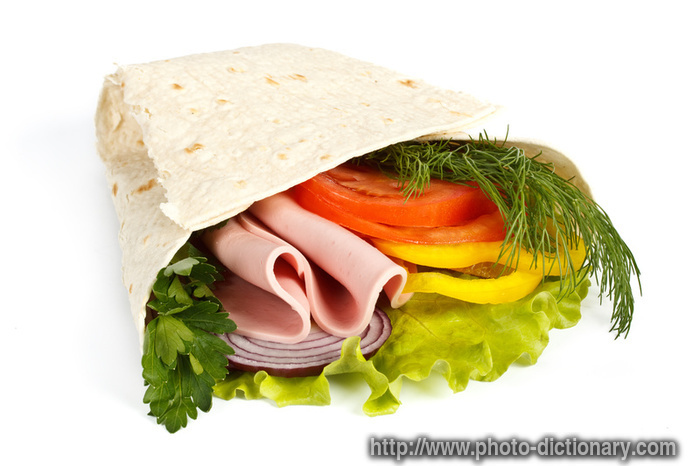 ham sandwich - photo/picture definition - ham sandwich word and phrase image