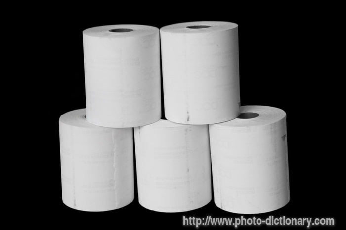 paper reels - photo/picture definition - paper reels word and phrase image