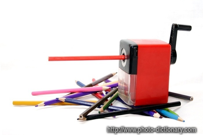 sharpener - photo/picture definition - sharpener word and phrase image