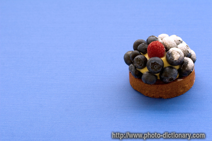 blueberry cake - photo/picture definition - blueberry cake word and phrase image
